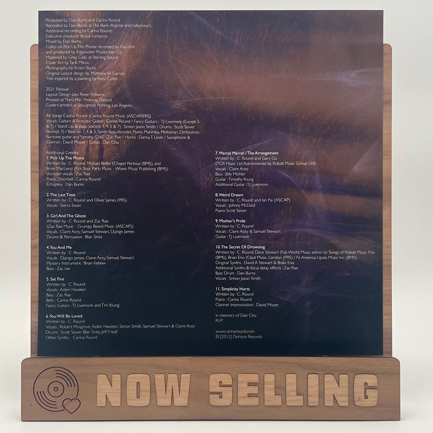 Carina Round - Tigermending Vinyl LP Purple Reissue SIGNED!