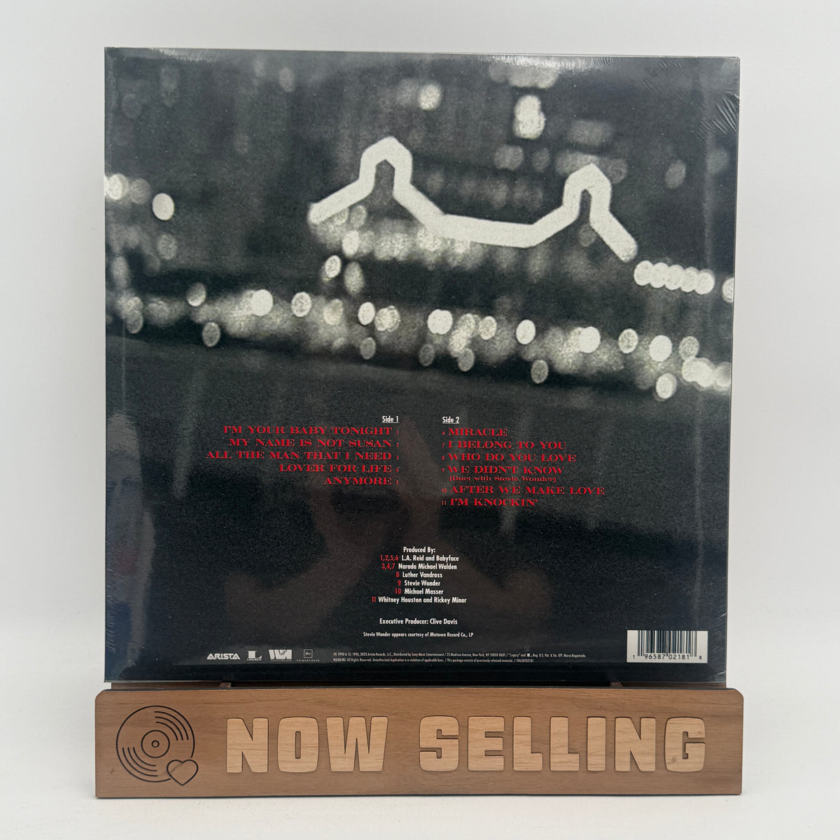Whitney Houston - I'm Your Baby Tonight Vinyl LP Reissue SEALED Special Edition