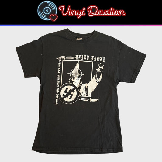 Union Front Band One By One T-Shirt Size M LA Hardcore
