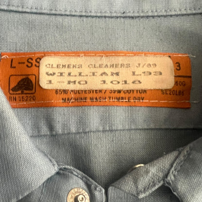 H2O Band Vintange Button Up Work Shirt Size XL
