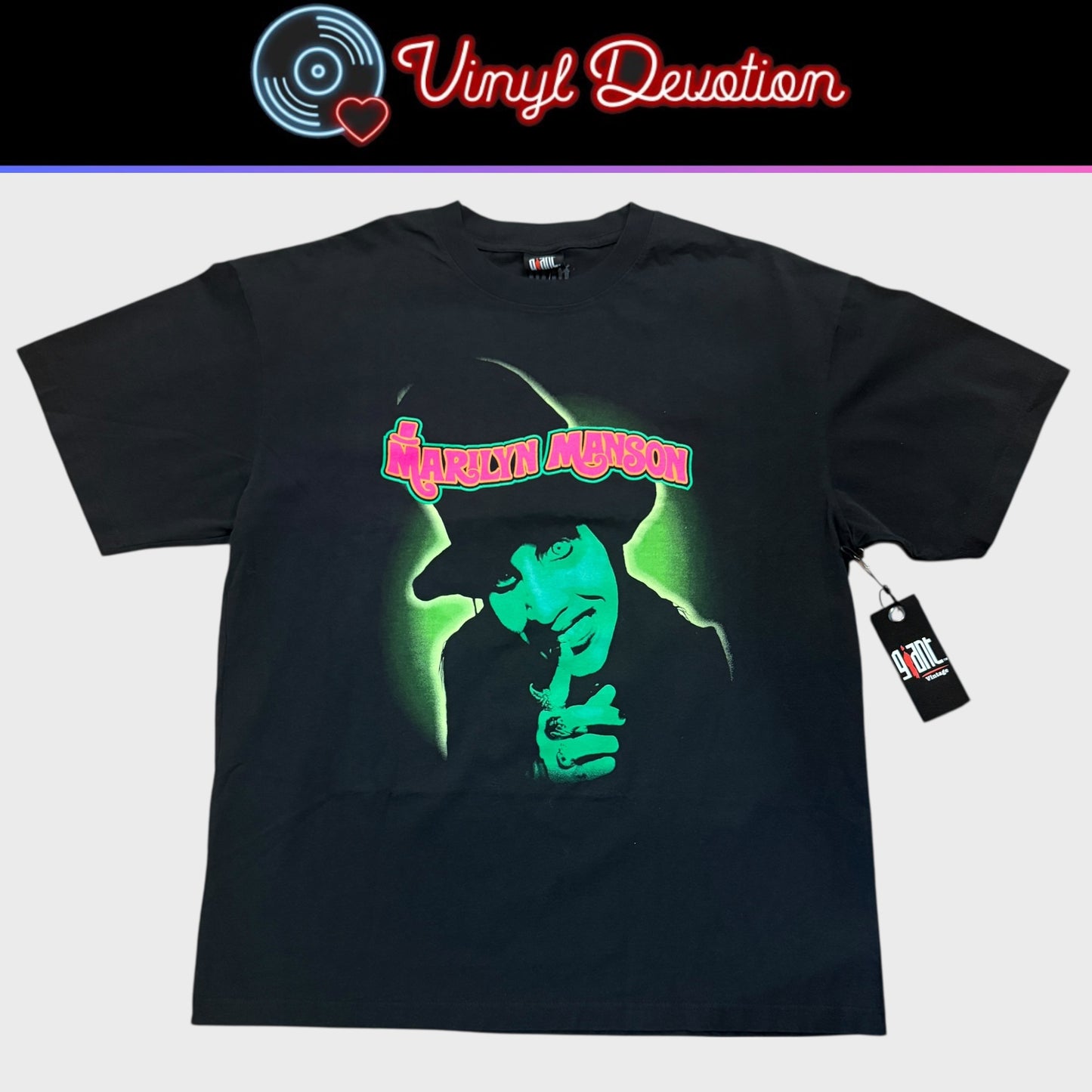 Marilyn Manson Band Smells Like Children Giant Vintage T-Shirt Size XL Premium Authentic Revival