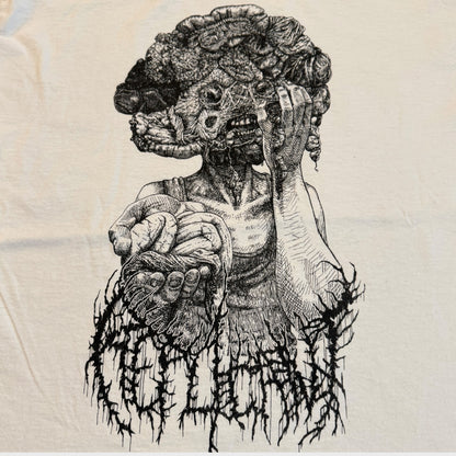 Replicant Death Metal Band White T-Shirt Size L Windfaerer