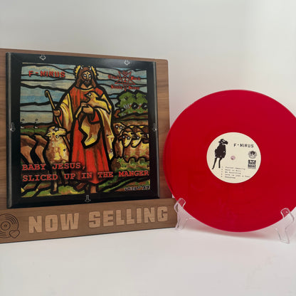 F-Minus / Crack Rock Steady Seven – Baby Jesus Sliced Up In The Manger Vinyl 10" Red Leftover Crack Choking Victim