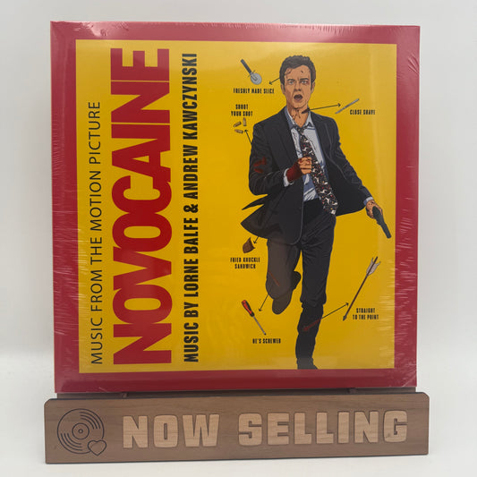 Novocaine Soundtrack Vinyl LP Red / White / Yellow Tri-Color SEALED
