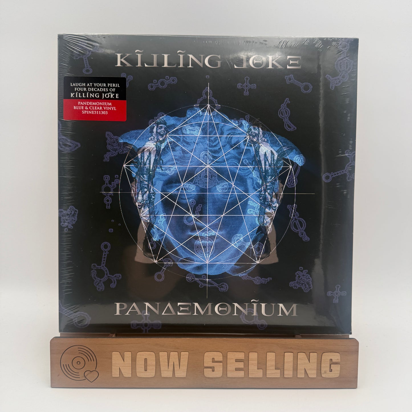 Killing Joke - Pandemonium Vinyl LP Reissue Blue Translucent / Clear SEALED