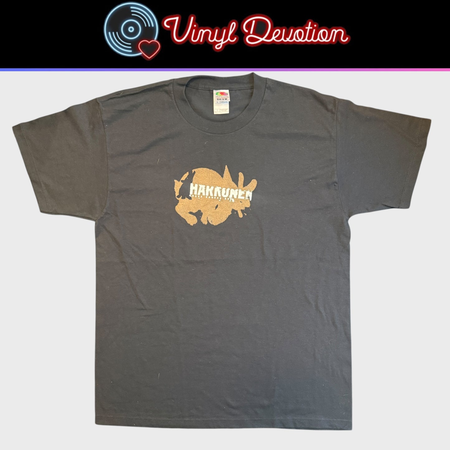 Harkonen Band Shake Harder Boy 2002 Vintage T-Shirt Size L Helms Alee Botch
