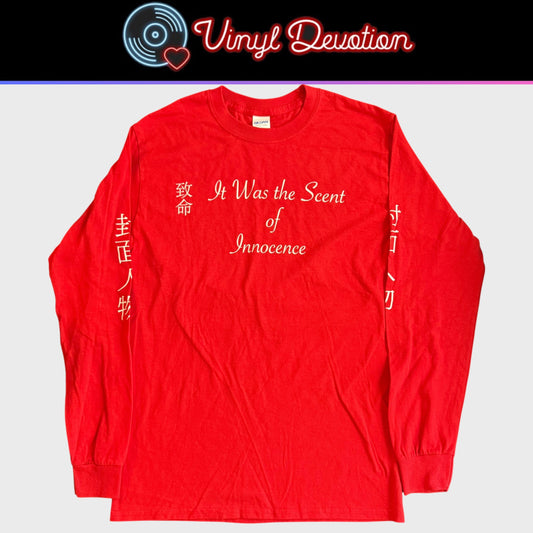 Fatal Jamz Band It Was The Scent Of Innocence Red Long Sleeve T-Shirt Size S
