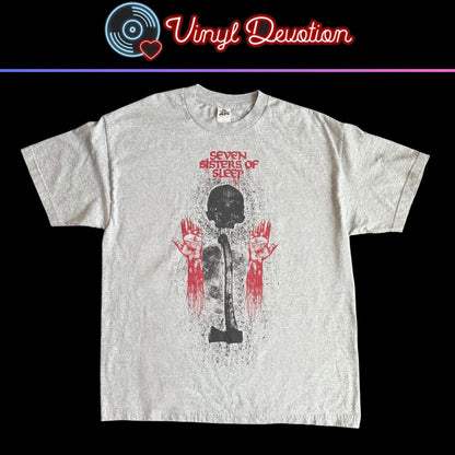 Seven Sisters Of Sleep Band Axed Gray T-Shirt Size XL