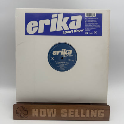 Erika ‎– I Don't Know Vinyl 12" Electronic Euro House