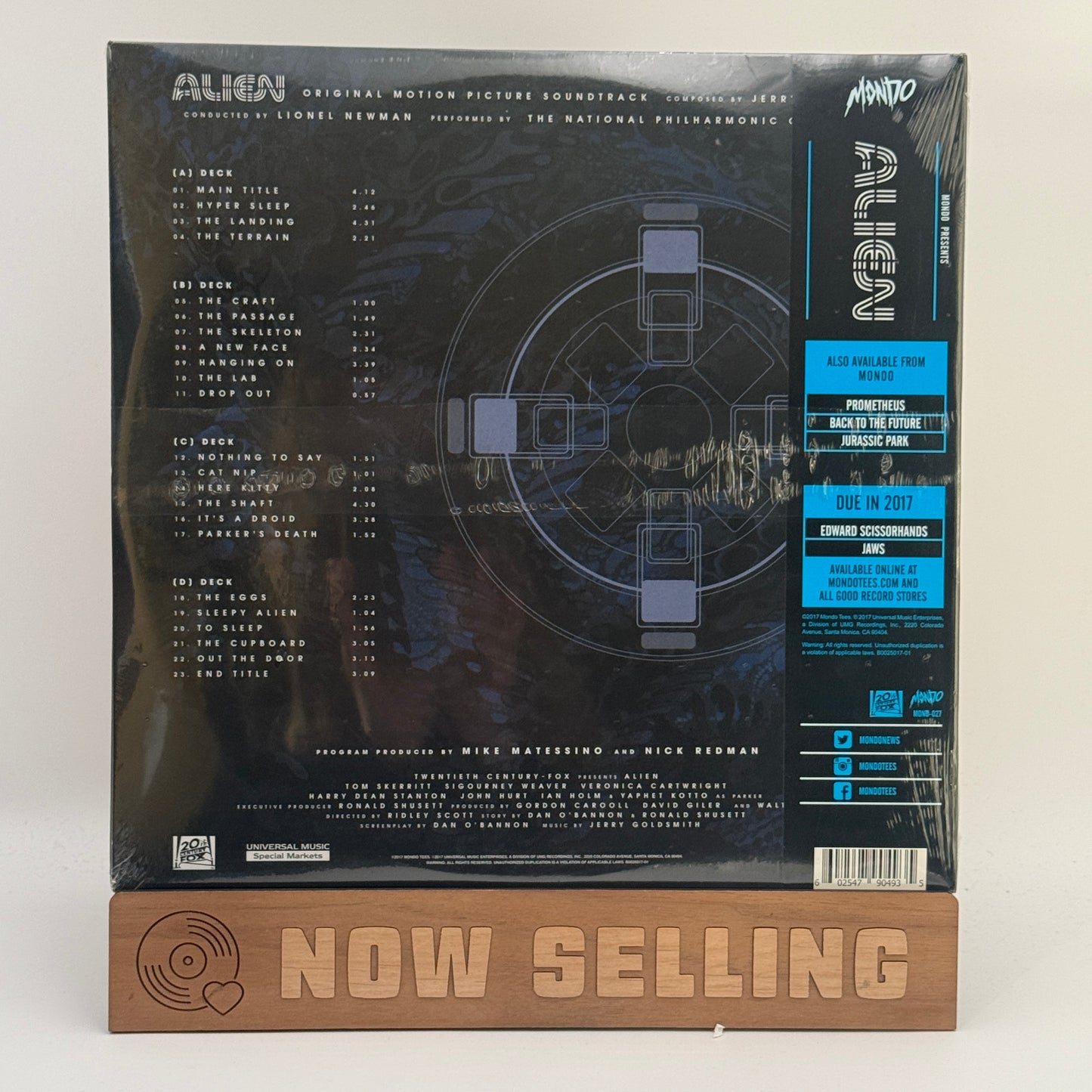 Alien Soundtrack Vinyl LP Acid Blood Green SEALED Jerry Goldsmith Mondo