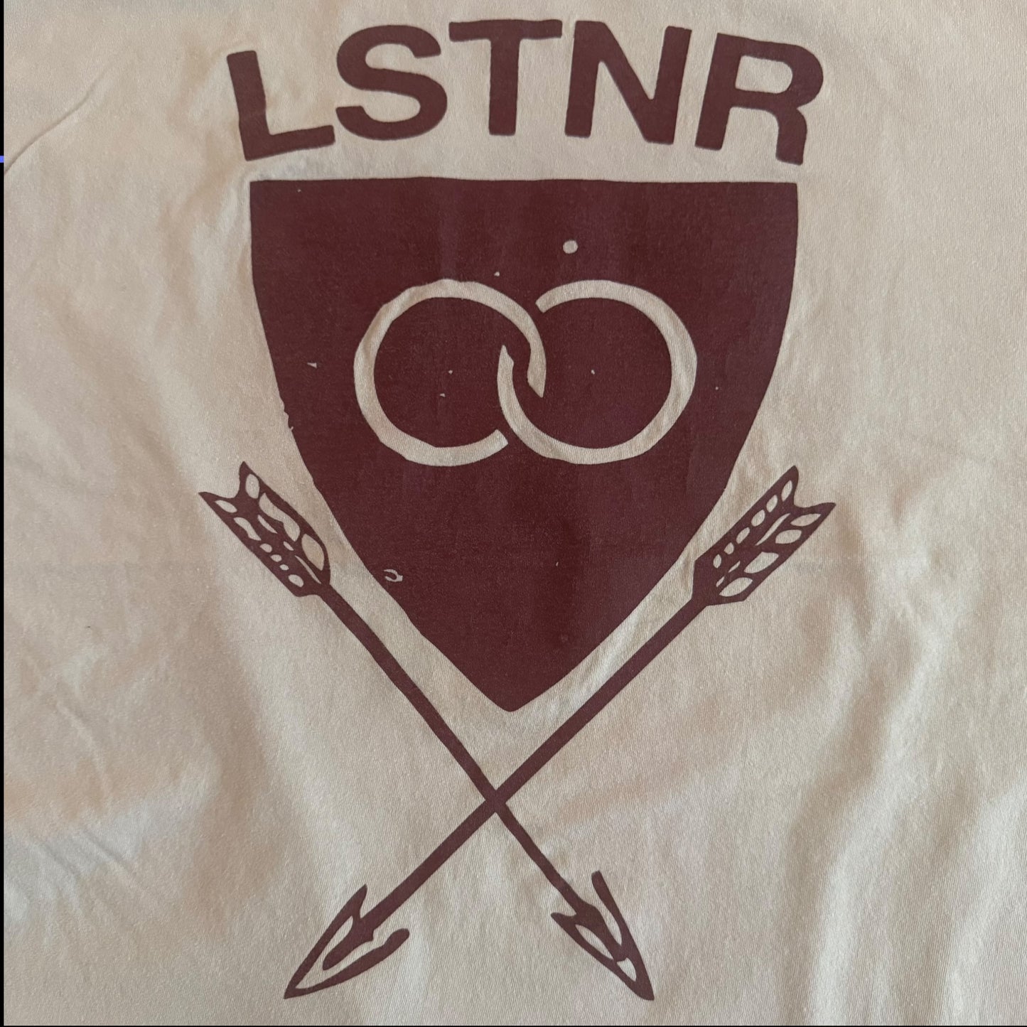 LSTNR Music Studio Founded Dave Chase Tan T-Shirt Size L