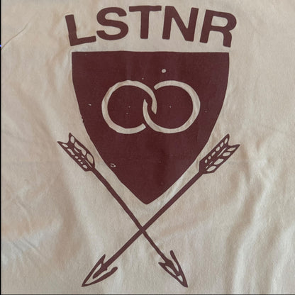 LSTNR Music Studio Founded Dave Chase Tan T-Shirt Size L