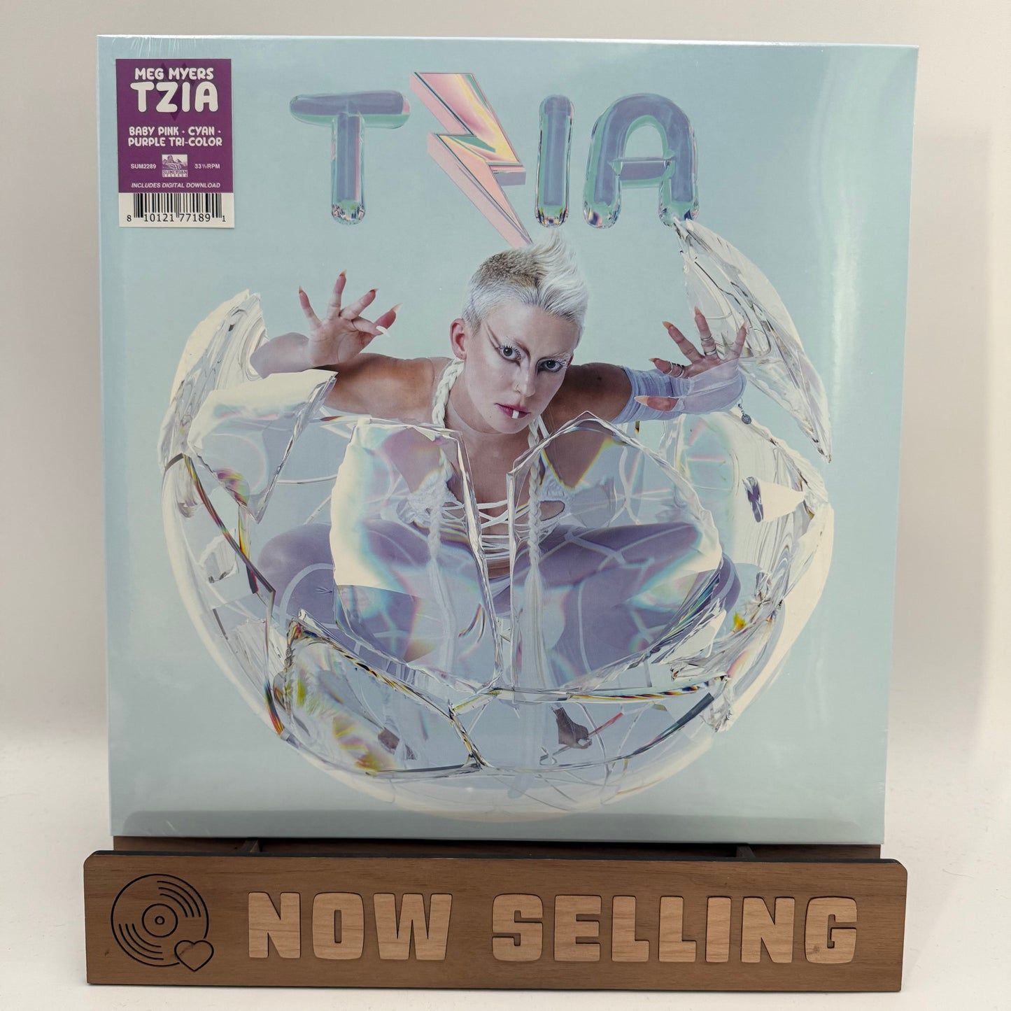 Meg Myers - TZIA Vinyl LP Tri-Color Baby Pink Cyan Purple SEALED