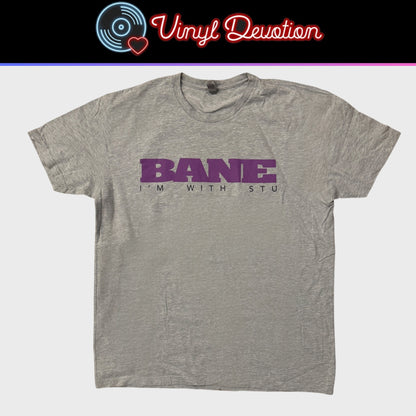 Bane Hardcore Band I'm With Stu Light Gray T-Shirt Size XL