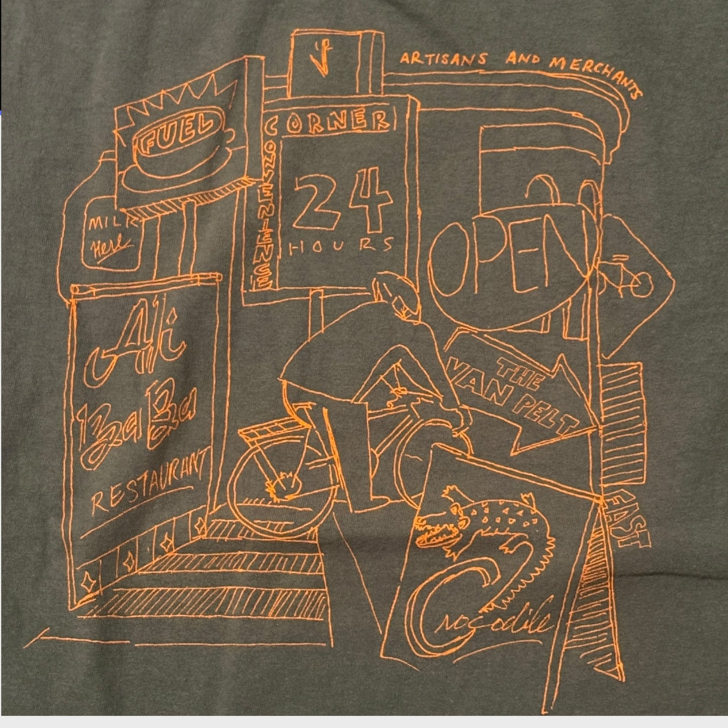 The Van Pelt Band Artisans & Merchantes Gray T-Shirt Size XXL