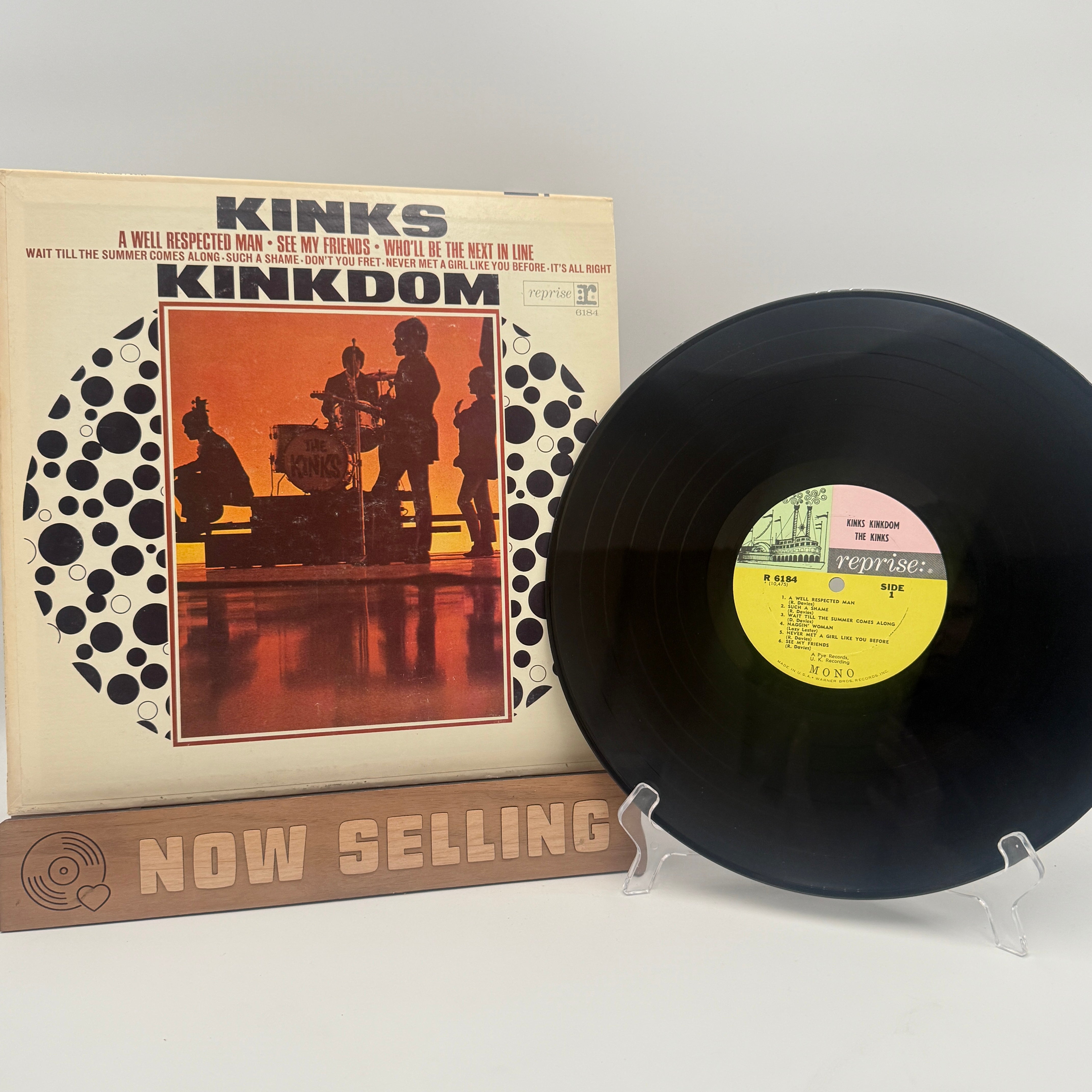 The Kinks - Kinkdom Vinyl LP Mono Original 1st Press Tri-Color