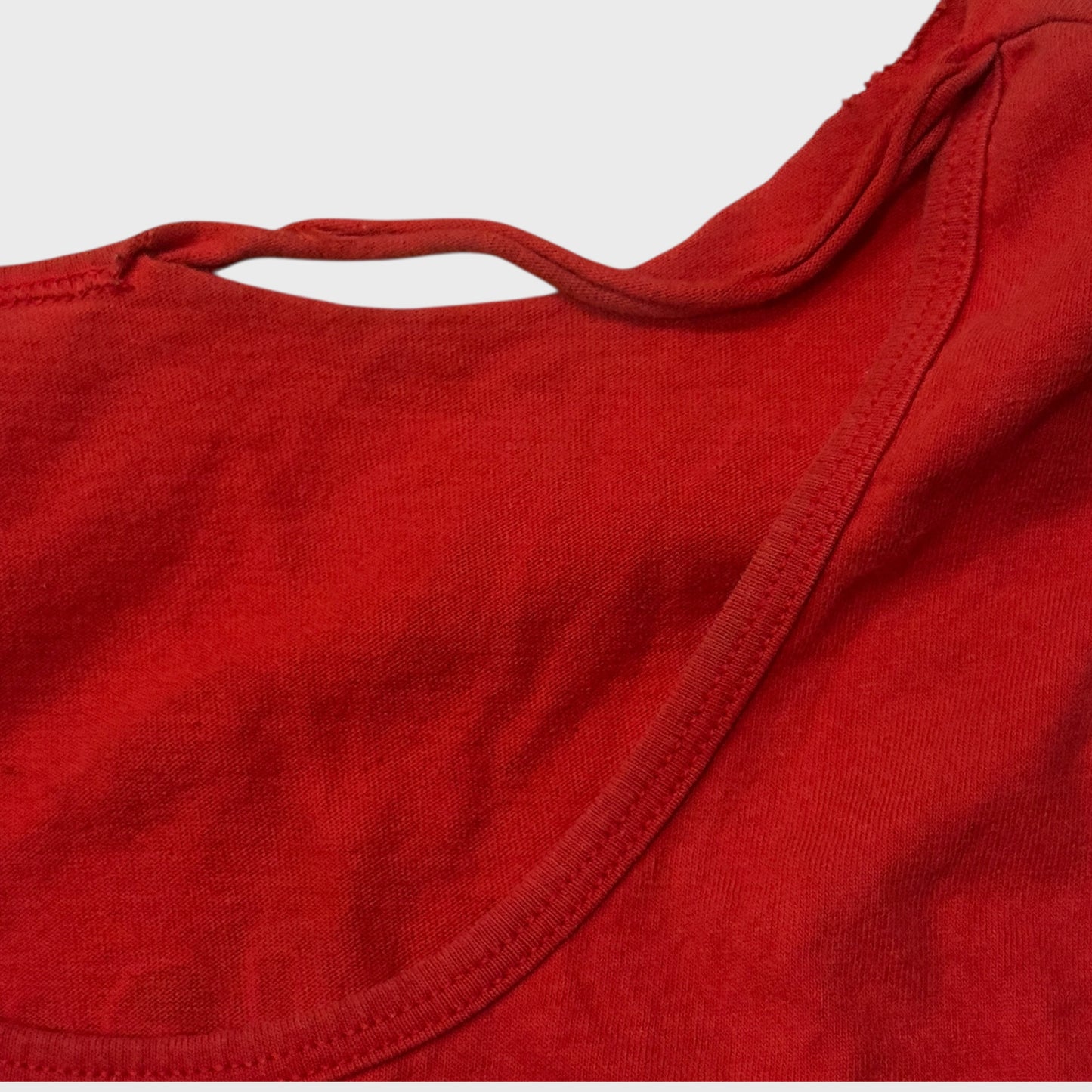 GUNS UP! Straight Edge Hardcore Band Getting Ignorant 09 Red Tank Top Size M