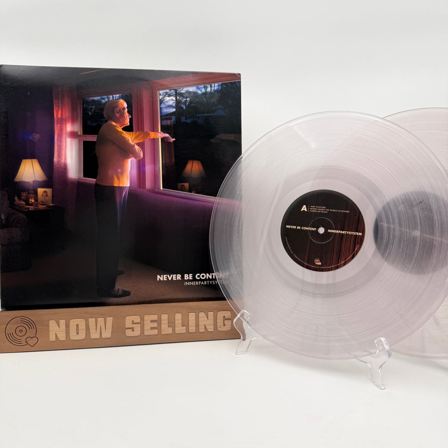 Innerpartysystem - Never Be Content Vinyl Mini-Album Clear 180 Gram