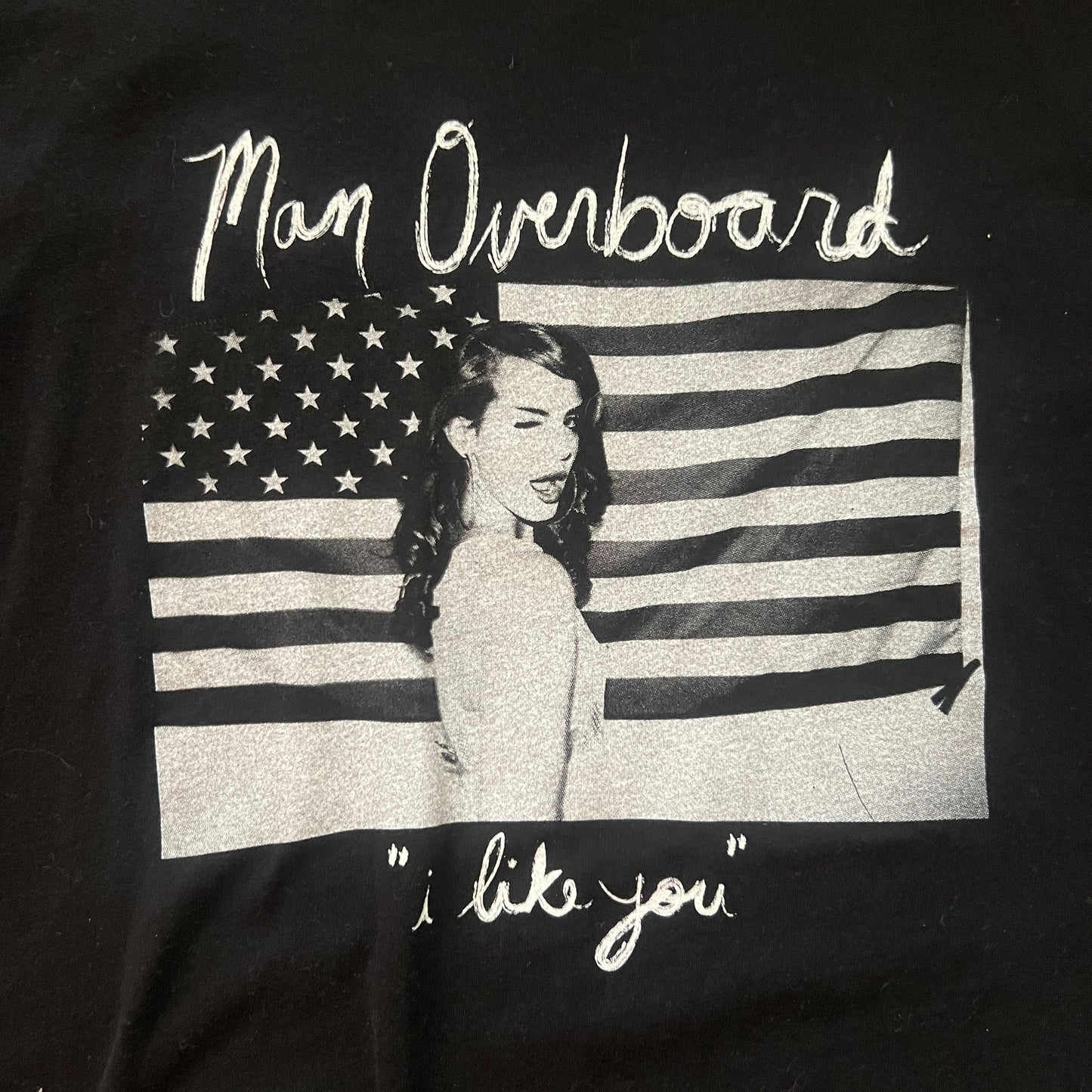 Man Overboard Band Real Talk - Lana Del Rey RIP T-Shirt Size M