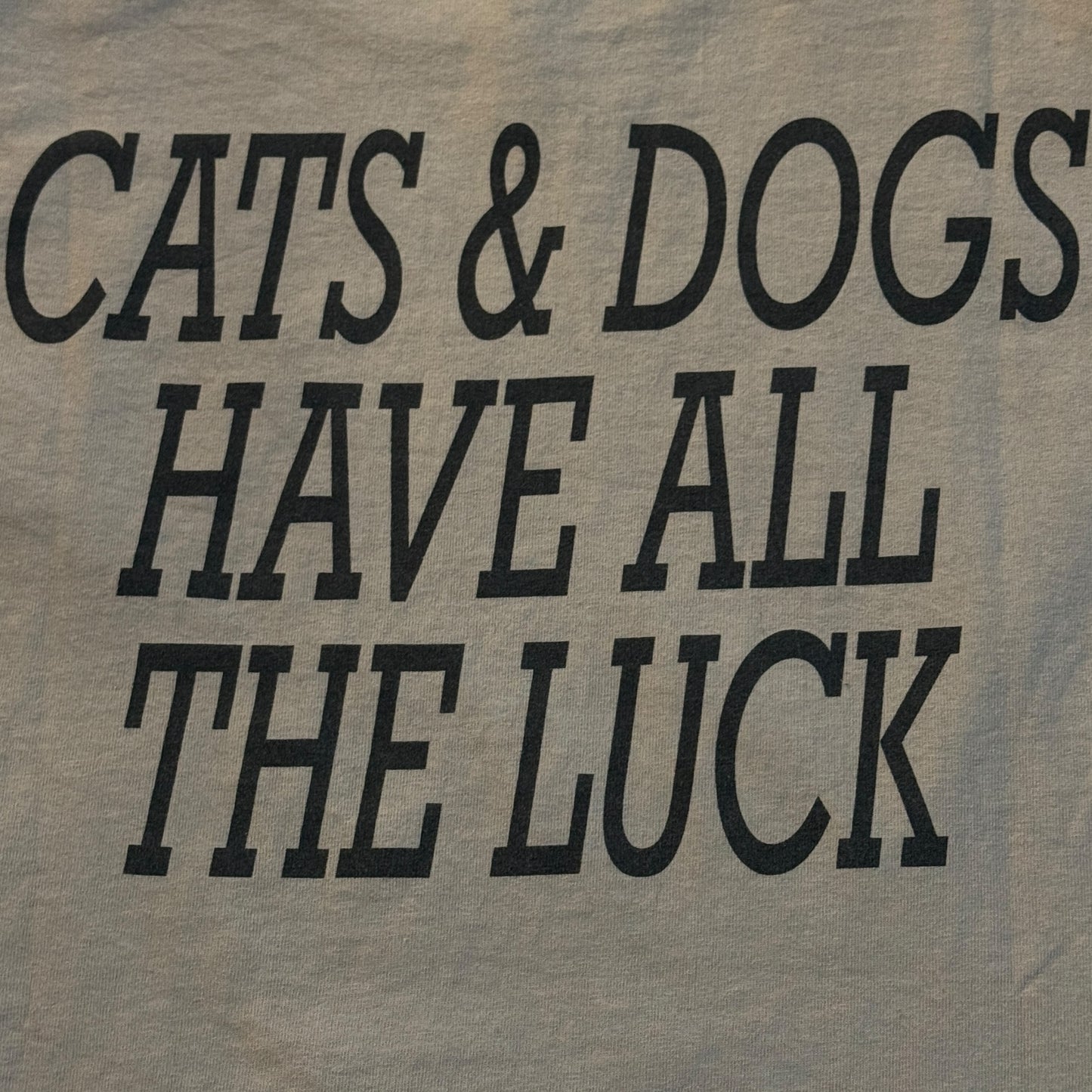 Gorilla Biscuits Band Cats & Dogs Tan Long Sleeve T-Shirt Size XL NYHC