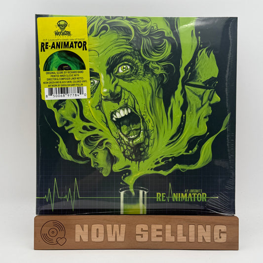 H.P. Lovecraft's Re-Animator Soundtrack Vinyl LP Neon Green Black Swirl Richard Band