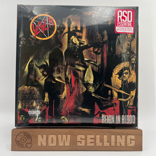 Slayer - Reign In Blood Vinyl Clear w/ Blood Splatter SEALED RSD Essentials
