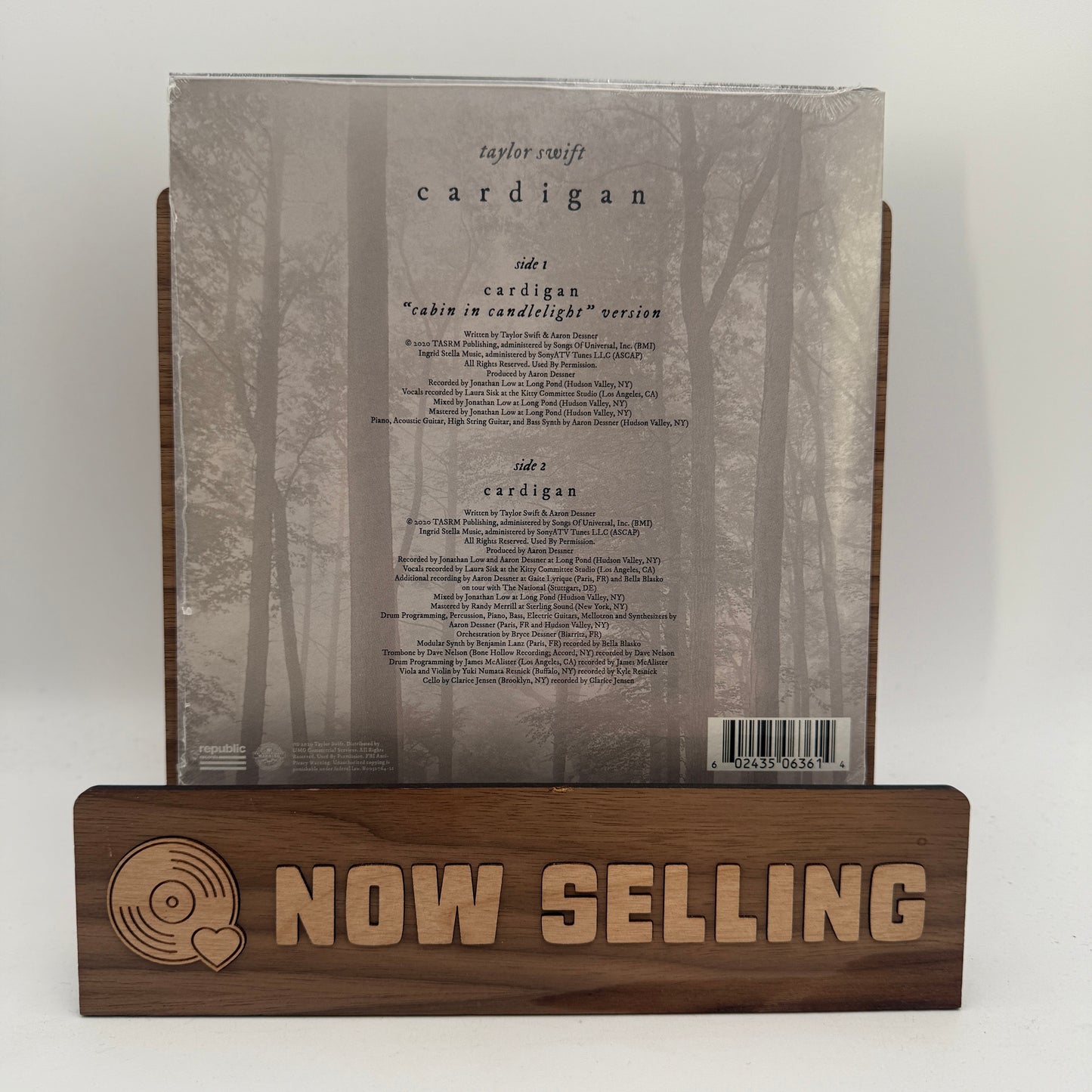 Taylor Swift - Cardigan (Cabin In Candlelight Version) Vinyl 7" White SEALED