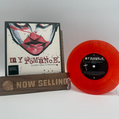 My Chemical Romance - I'm Not Okay (I Promise) Vinyl 7" Red Transparent