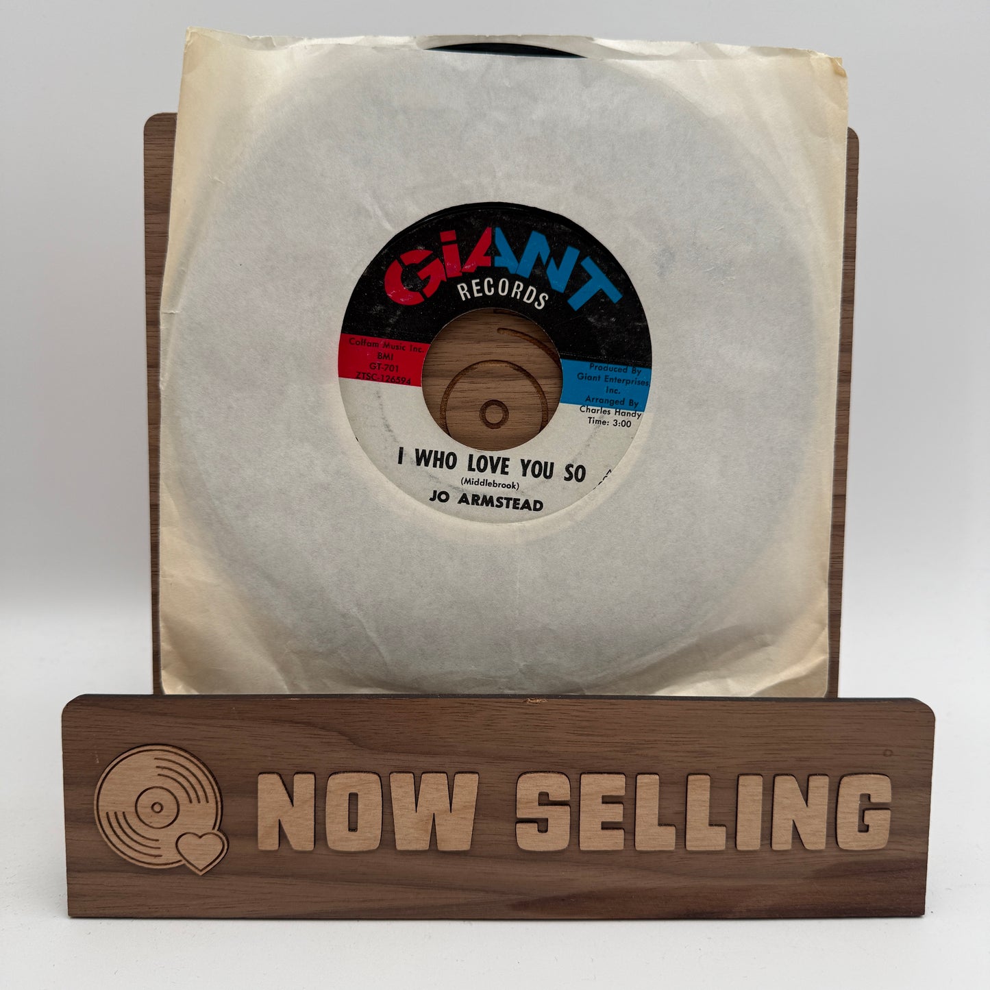 Jo Armstead – I Feel An Urge Coming On / I Who Love You So 7" Vinyl