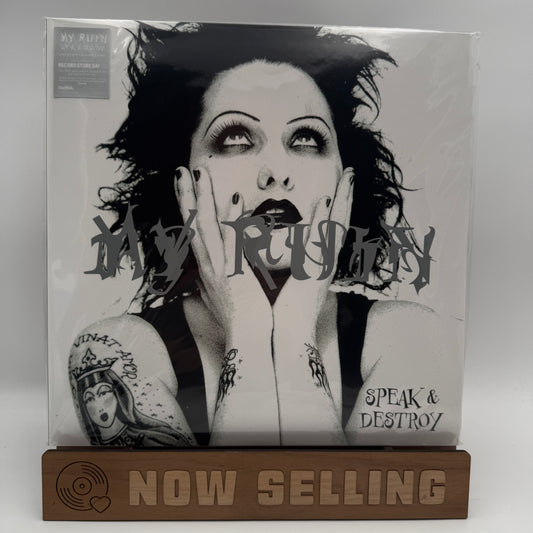 My Ruin - Speak & Destroy Vinyl LP Reissue Black & White Marble