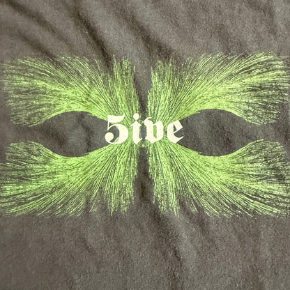 5ive Band Logo 2000 Vintage T-Shirt Size M Palms Gozu ISIS The Band Red Sparowes Cable