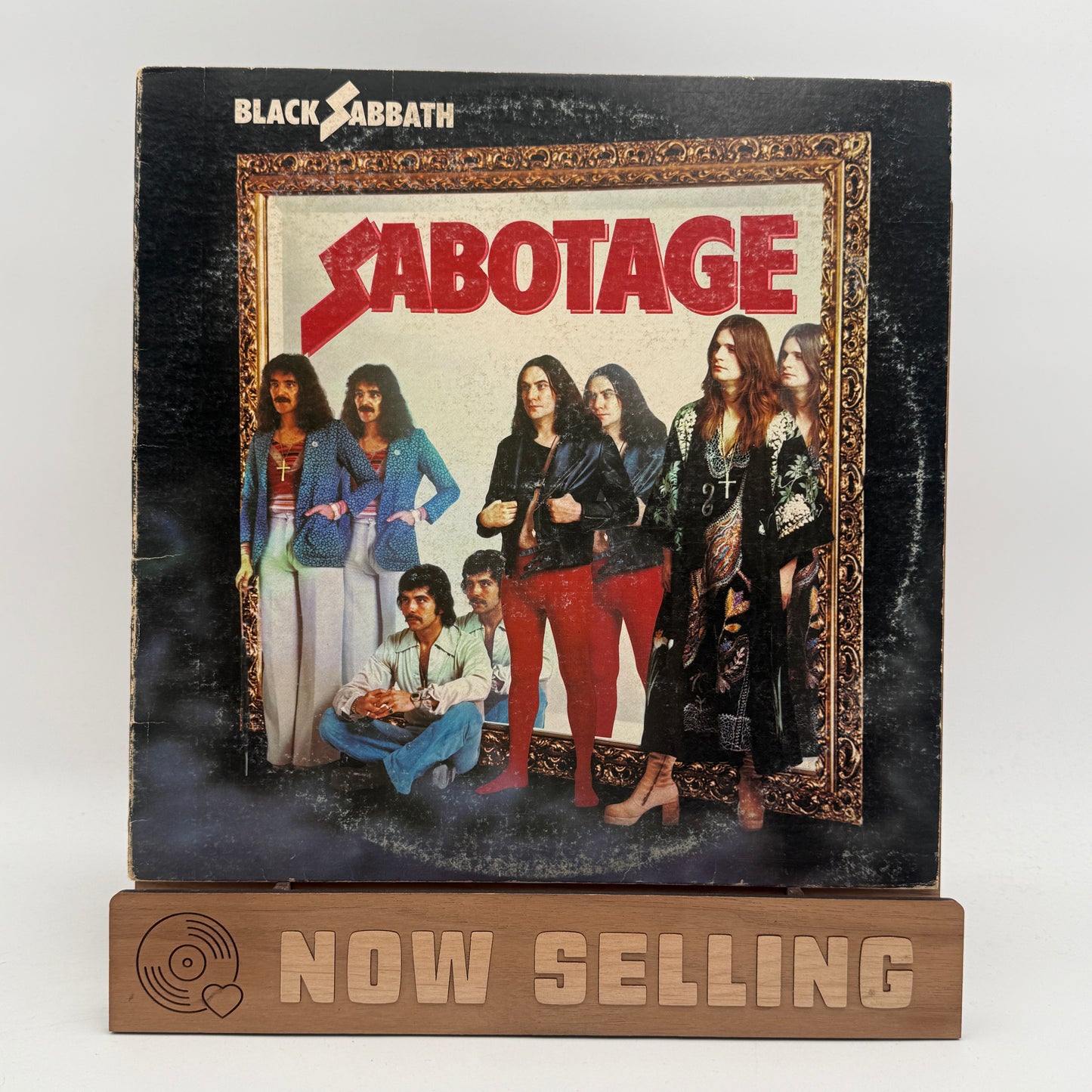 Black Sabbath - Sabotage Vinyl LP Original 1st Press US Pitman G+/G+