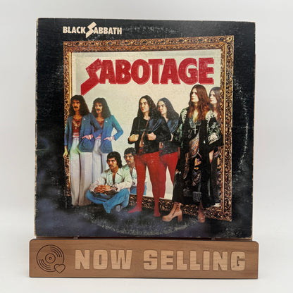 Black Sabbath - Sabotage Vinyl LP Original 1st Press US Pitman G+/G+