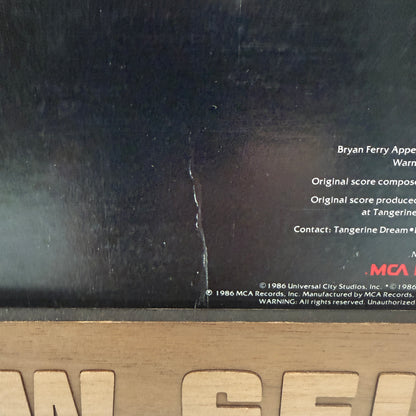 Legend Soundtrack Tangerine Dream Vinyl LP