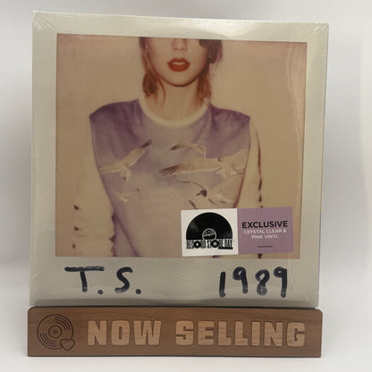 Taylor Swift - 1989 Vinyl LP Crystal Clear & Pink Transparent SEALED Numbered RSD 2018