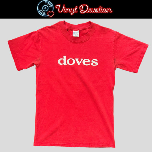 Doves Band Summer 2001 Tour Vintage T-Shirt Size S Red