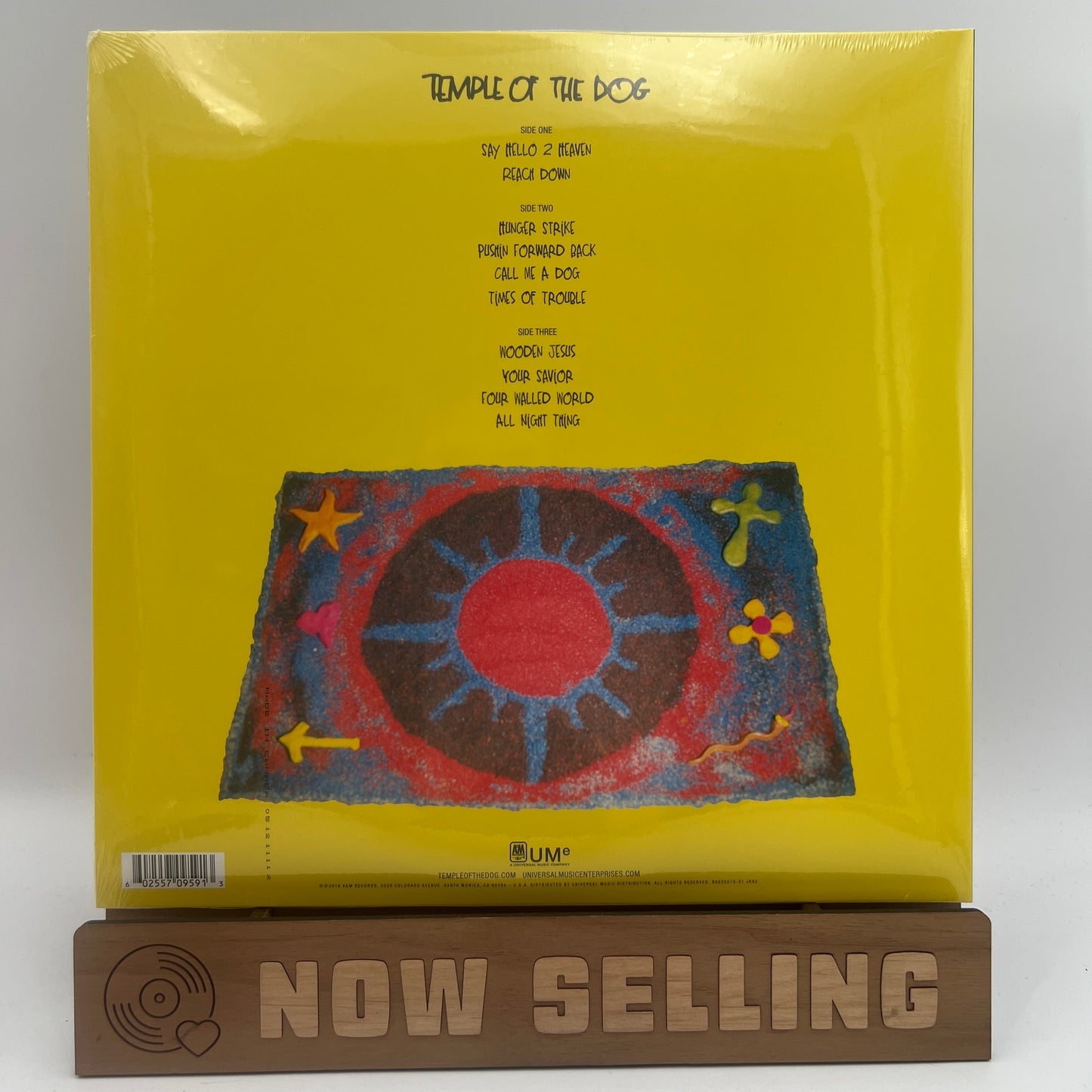 Temple Of The Dog - Temple Of The Dog Self Titled Vinyl 2 LP Reissue SEALED Etched