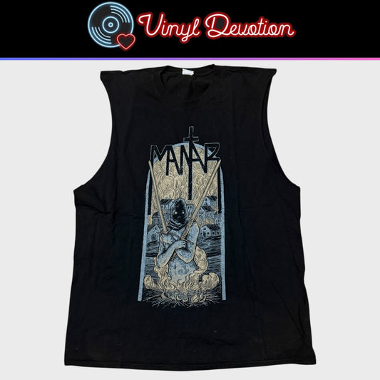 Mantar Band Swords Sleeveless T-Shirt Size XL