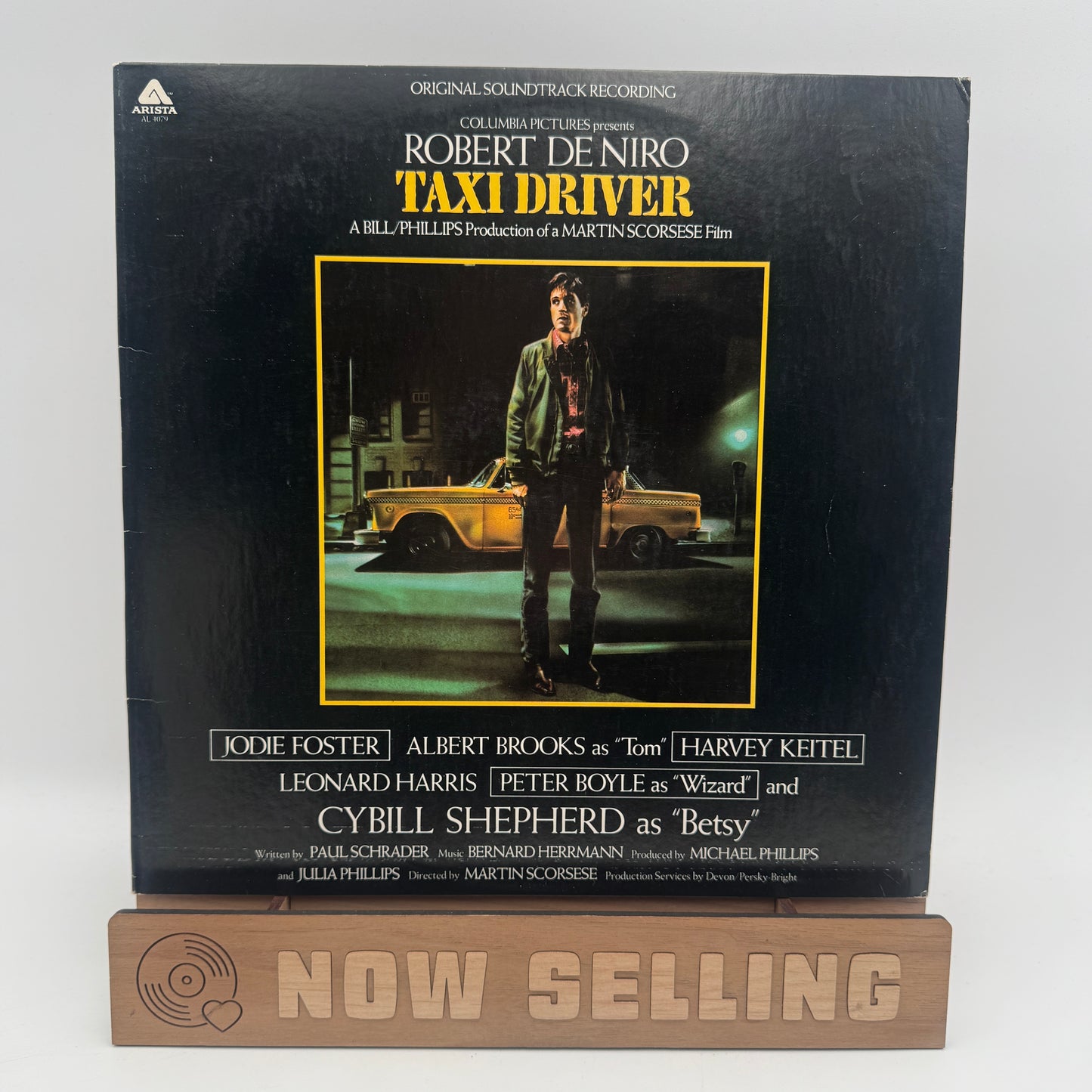 Taxi Driver Soundtrack Vinyl LP 1976 Repress Bernard Herrmann
