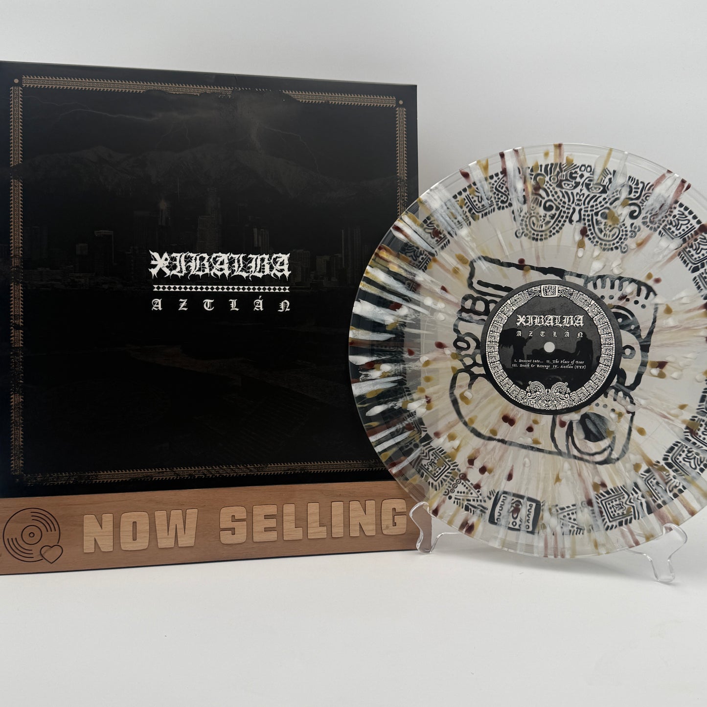 Xilbalba - Aztlan Vinyl Clear w/ Gold Brown White Splatter