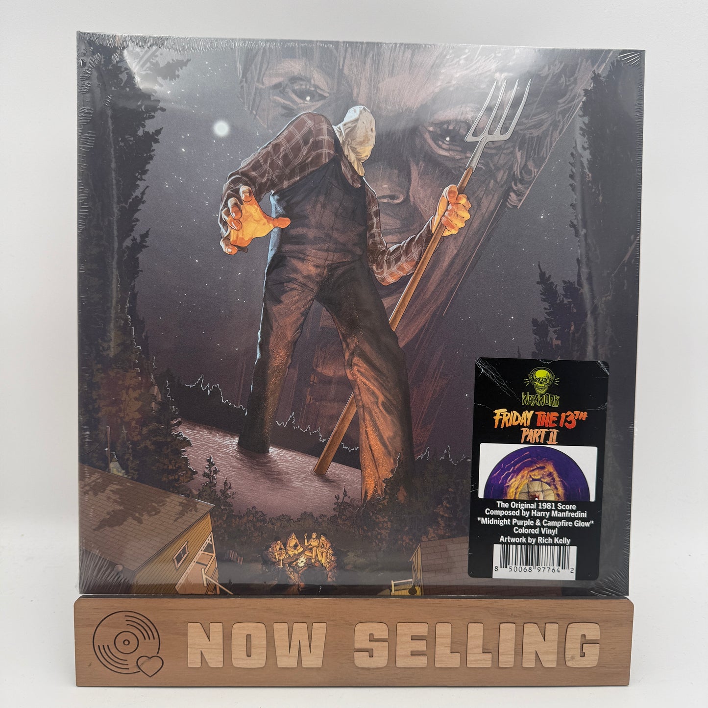 Friday The 13th Part II Soundtrack Vinyl LP Purple Campfire Glow SEALED Harry Manfredini