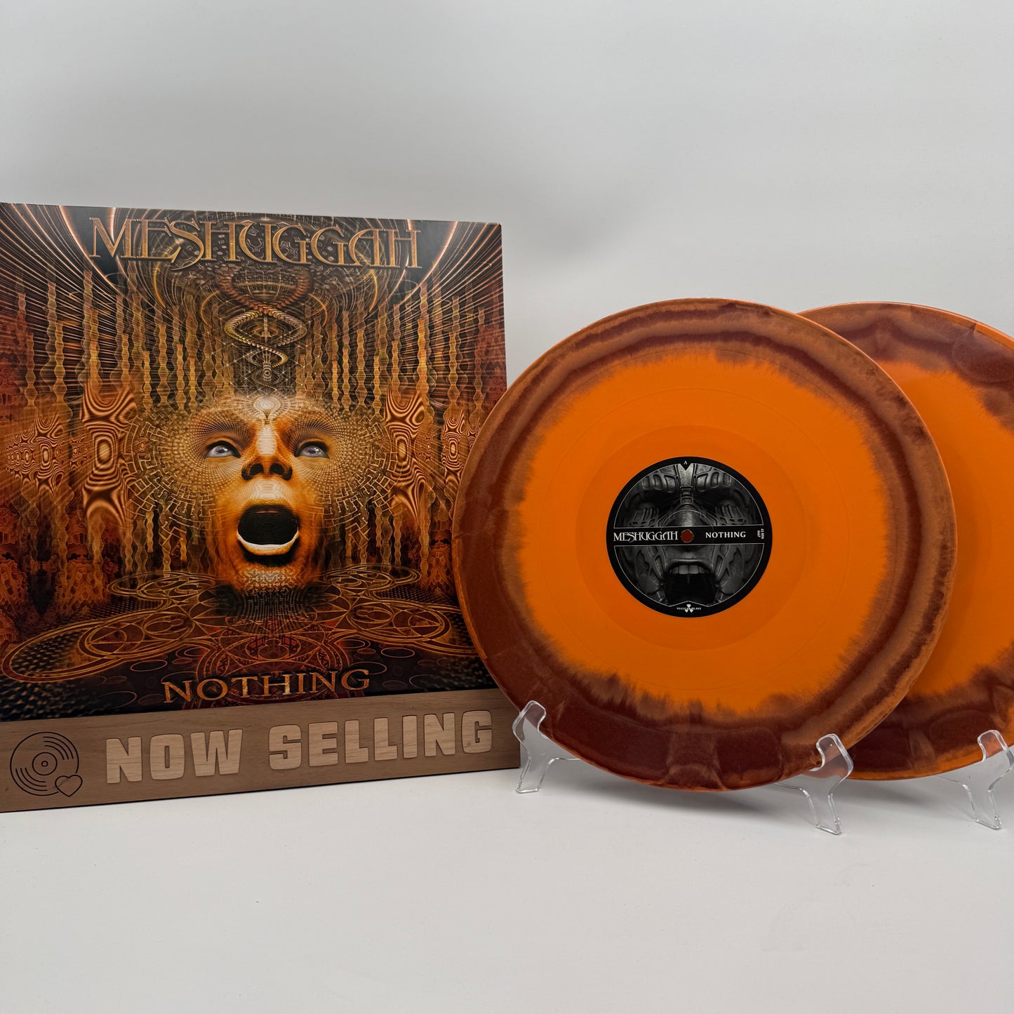 Meshuggah - Nothing Vinyl LP Alt Cover Reissue Brown / Orange Swirl