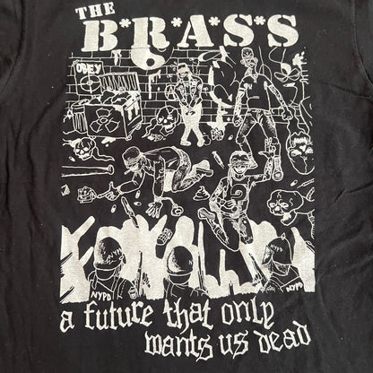 The Brass Oi Punk Band A Future That Only Wants Us Dead T-Shirt Size M