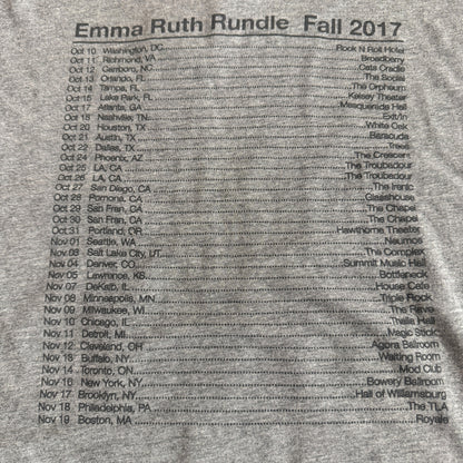 Emma Ruth Rundle 2017 Tour Gray T-Shirt Size M Red Sparowes Marriages