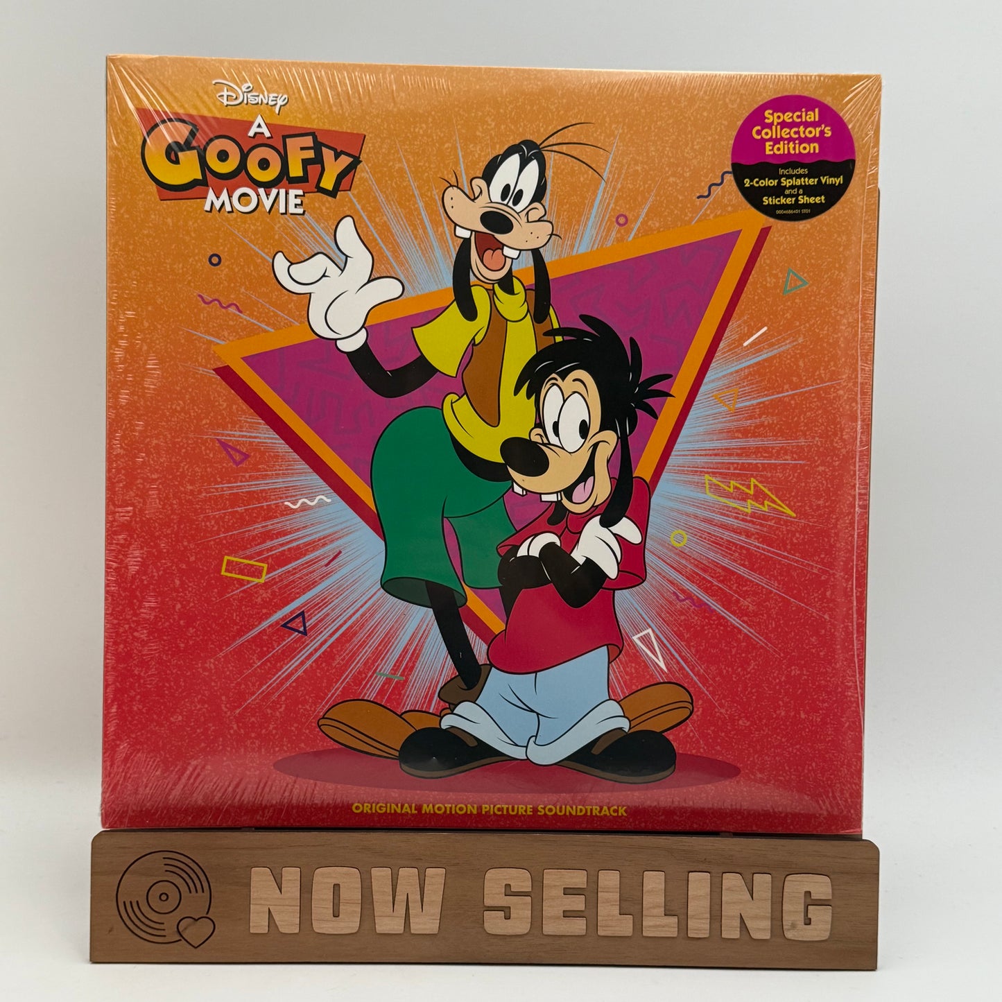 A Goofy Movie Soundtrack Vinyl LP Special Collector's Edition Black w/ White Splatter SEALED
