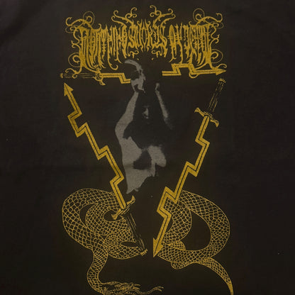 Lightning Swords Of Death Band T-Shirt Size L Cryptic Slaughter Expulsion Dr. Know The Cauterized