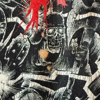 P.L.F Band Devious Persecution & Wholesale Slaughter T-Shirt Size L Pulverizing Lethal Force
