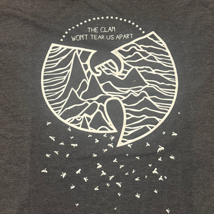 Joy Division x Wu-Tang Clan Mashup Damien Walken Dark Gray T-Shirt Size XL Slim Fit