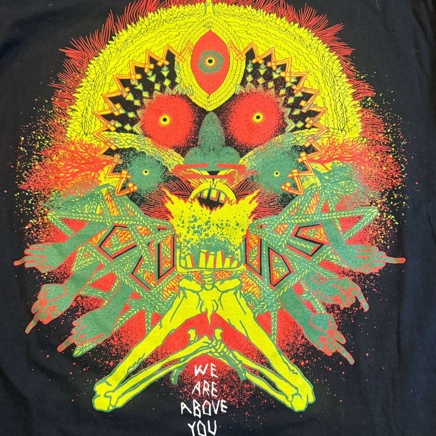 Clouds Band We Are Above You Vintage Long Sleeve T-Shirt Size L Converge Cave In Doomriders Panic