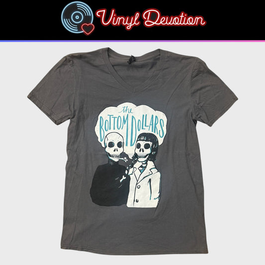 The Bottom Dollars Band 21st Century, Man! Gray T-Shirt Size Women's Small